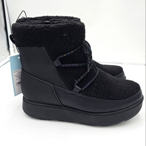🆕Cat & Jack Girls’ Arya Zipper Winter Shearling Boots Size 4 NWT No Box - Picture 1 of 9